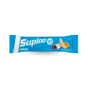 BARRA SUPINO BANANA/CHOCOLATE BRANCO ZERO 24G