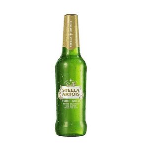 CERVEJA STELLA ARTOIS PURE GOLD SEM GLÚTEN LONG NECK 330ML