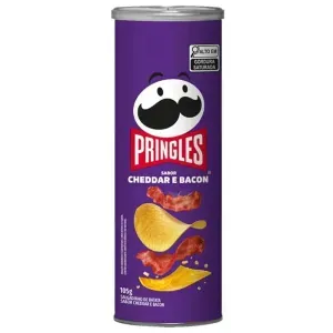 BATATA PRINGLES CHEDDAR E BACON 105G