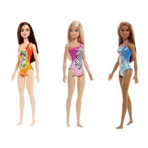 BARBIE Fashion & Beauty Boneca Praia com Maiô DWJ99