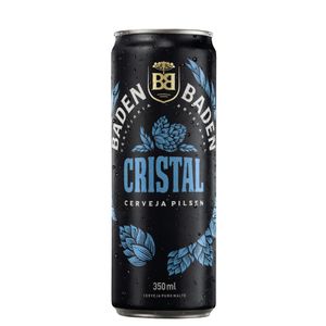 CERVEJA BADEN BADEN PILSEN CRISTAL LATA 350ML