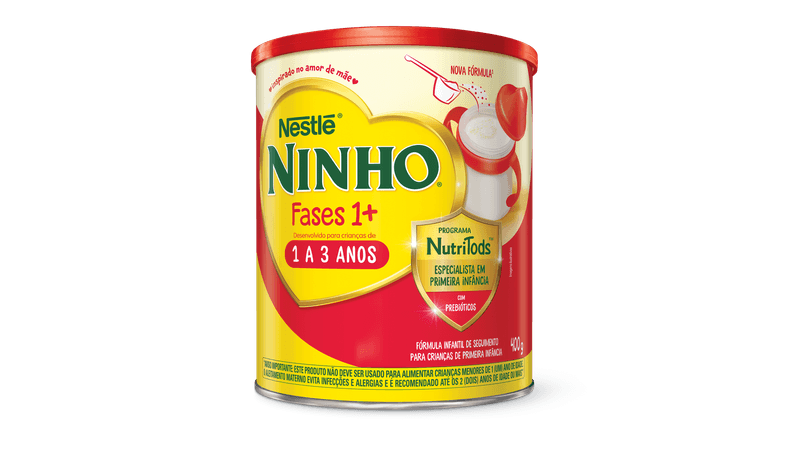 LEITE EM PO NESTLE NINHO FASES 1+ 400G | FastStore PDP