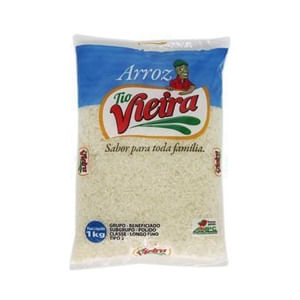 ARROZ TIO VIEIRA BRANCO 1KG