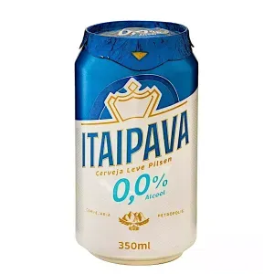 CERVEJA ITAIPAVA SEM ÁLCOOL LATA 350ML