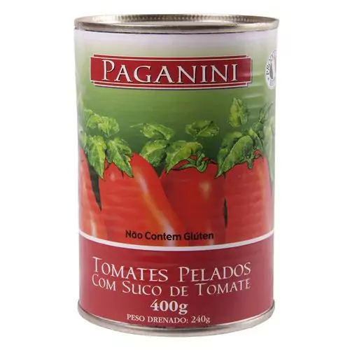 MOLHO POMODORI PELATI PAGANINI 400ML - Super Tem