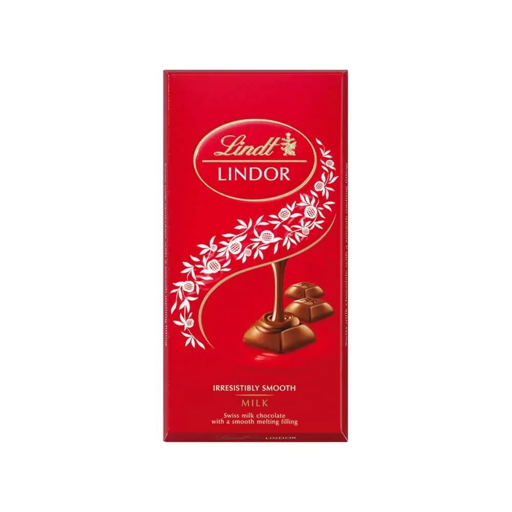 CHOCOLATE SUIÇO LINDT MILK LINDOR SINGLE 100G | FastStore PDP
