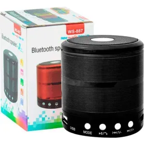 Caixa de Som Portátil Mini com Bluetooth - Ws887