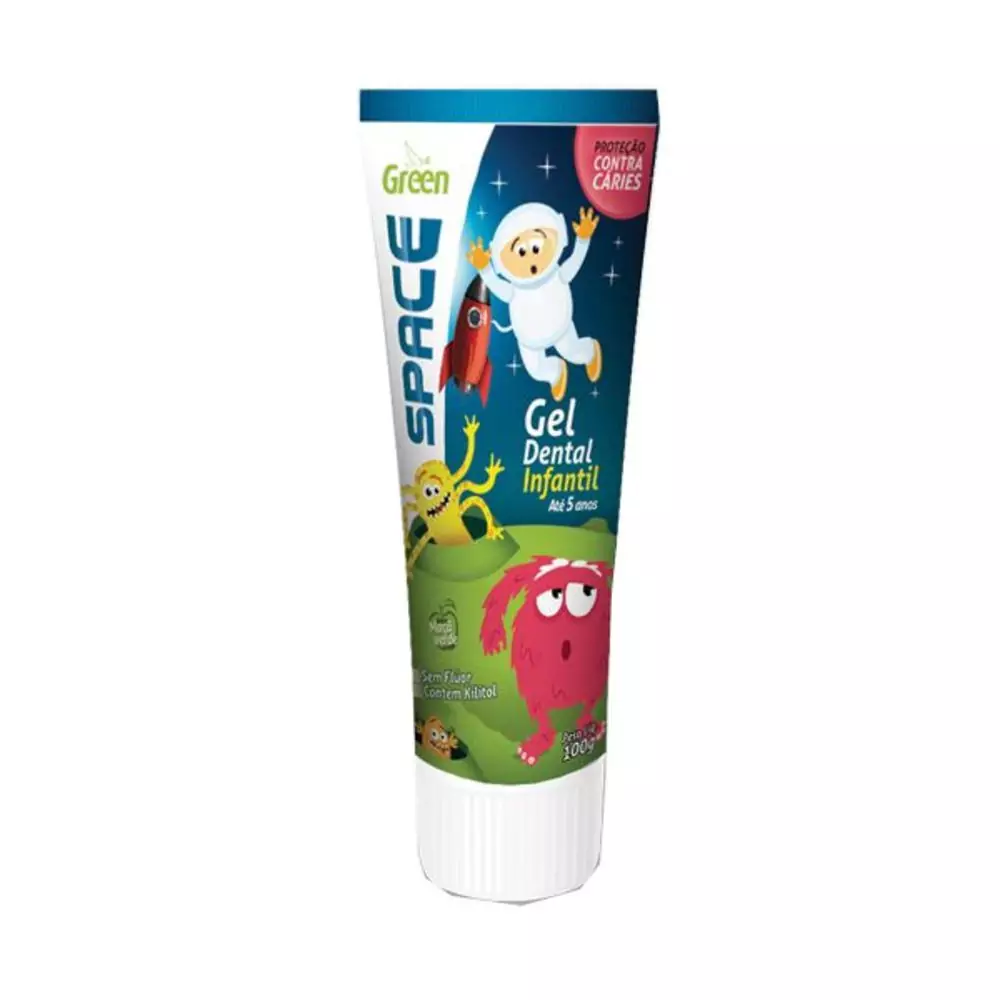 GEL DENTAL GREEN S/FLUOR SPACE 100G