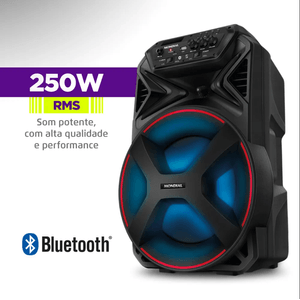 Caixa Amplificada Connect Partyplus, Mondial, Preto, 250W RMS, Bivolt - CM-250