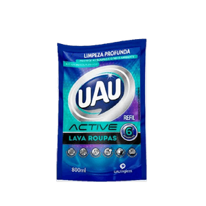 LAVA ROUPAS UAU ACTIVE REFIL 800ML