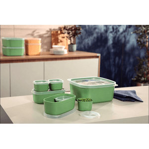 JOGO POTES MIX COLOR VERDE SALVIA 7PC