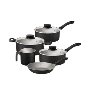 JOGO PANELAS TRAMONTINA ALUMINIO LINZ ANTIADERENTE 5PC