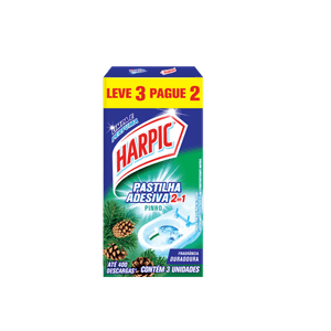 PASTILHA ADESIVA HARPIC PINHO L3P2