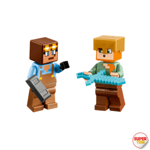 BLOCOS MONTAR LEGO MINECRAFT O ARSENAL