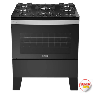 FOGAO ITAGLASS PLUS 5 BOCAS PRETO