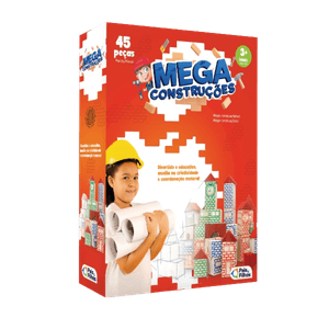 JOGO MEGA CONSTRUCOES PAIS&FILHOS 45PCS