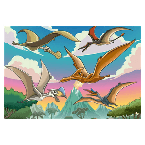 QUEBRA CABEÇA GROW DINOSSAUROS CEU TERRA MAR PROGRESSIVO