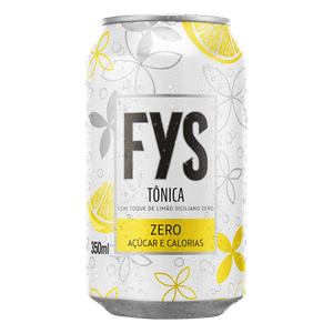 AGUA TONICA FYS ZERO COM TOQUE DE LIMAO SICILIANO LT 350ML