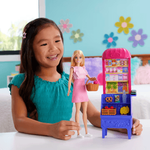 Boneca Barbie Conjunto de Brinquedo Receita da Amizade de Teresa Supermercado