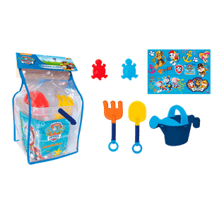 Baldinho De Praia Patrulha Canina com acessórios FUN