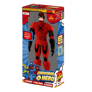 BRINQUEDO HOMEPLAY COMANDO HERO X SWORD 40CM