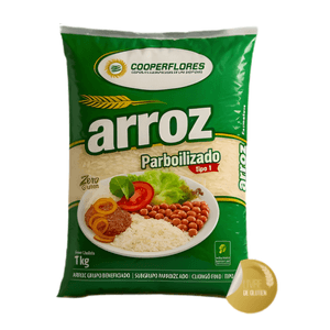 ARROZ COOPERFLORES PARBOILIZADO TIPO 1 1KG