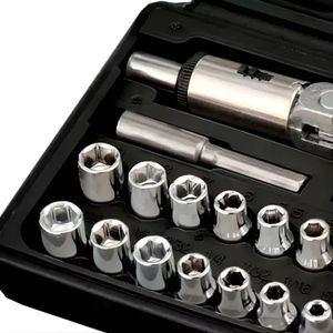 Jogo de Soquetes C/ 41 peças 1/4'' Titanium Gold